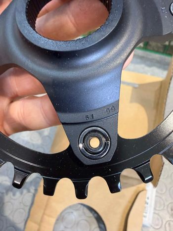 Used Shimano CHAINRING. 34T. 10/11S. SM-CRE80-B bike — image 6 of 9