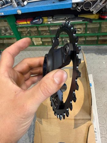 Used Shimano CHAINRING. 34T. 10/11S. SM-CRE80-B bike — image 4 of 9