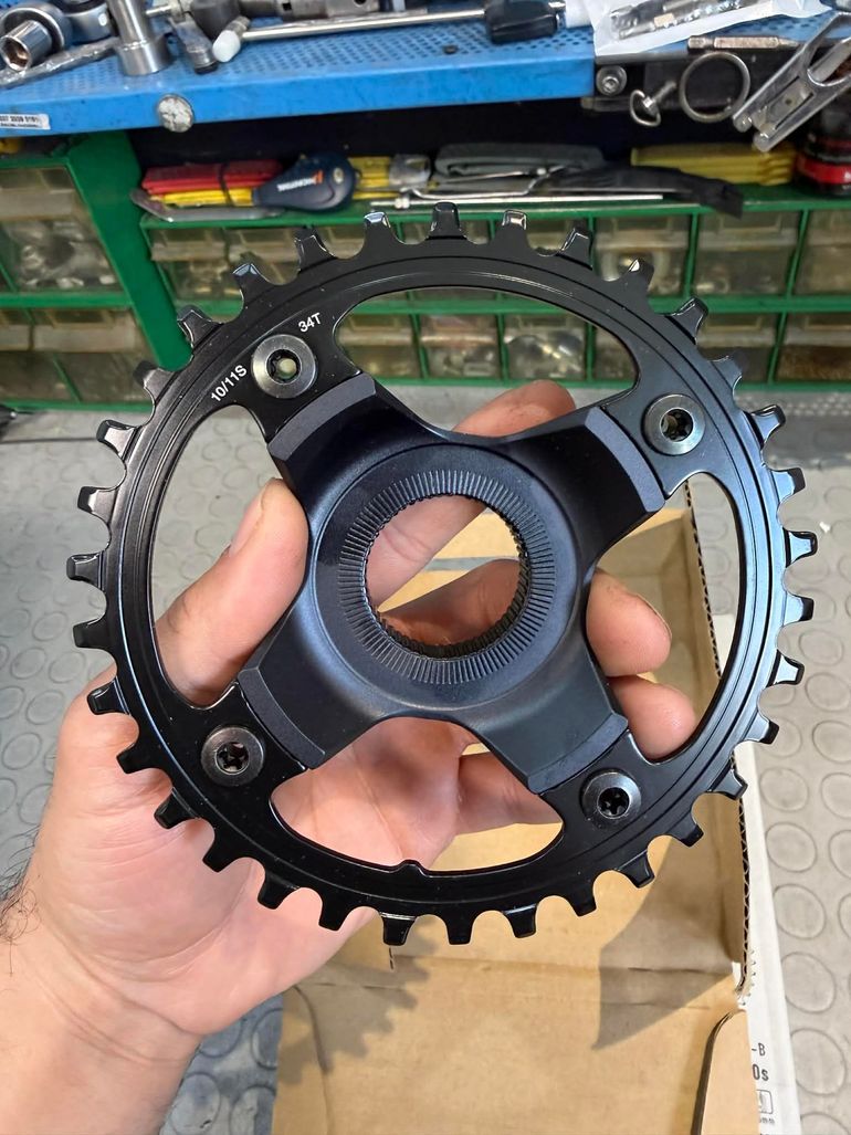 Used Shimano CHAINRING. 34T. 10/11S. SM-CRE80-B bike — image 1 of 9