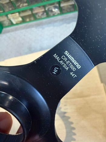 Used Shimano CHAINRING. 44T. 9/10/11S. CR-ET600 bike — image 4 of 6