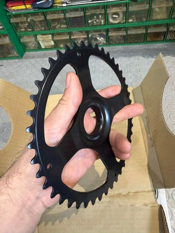 Used Shimano CHAINRING. 44T. 9/10/11S. CR-ET600 bike — image 6 of 6
