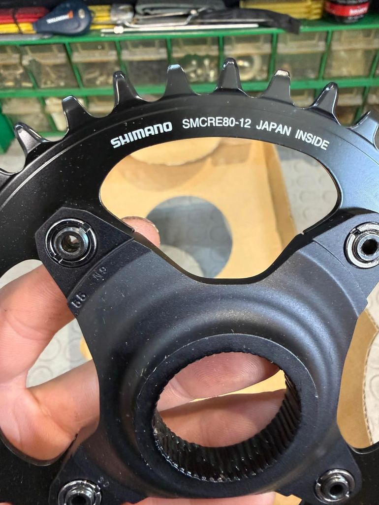 Used Shimano CHAINRING. 38T. 1x12S. SM-CRE80-12-B bike — image 6 of 8