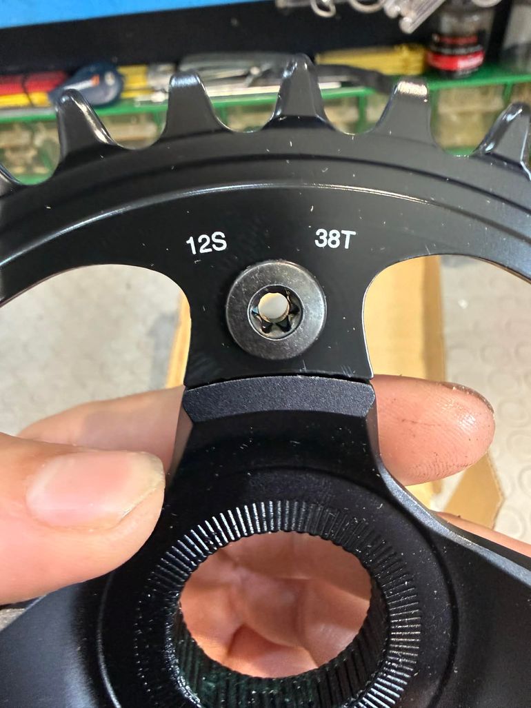 Used Shimano CHAINRING. 38T. 1x12S. SM-CRE80-12-B bike — image 8 of 8
