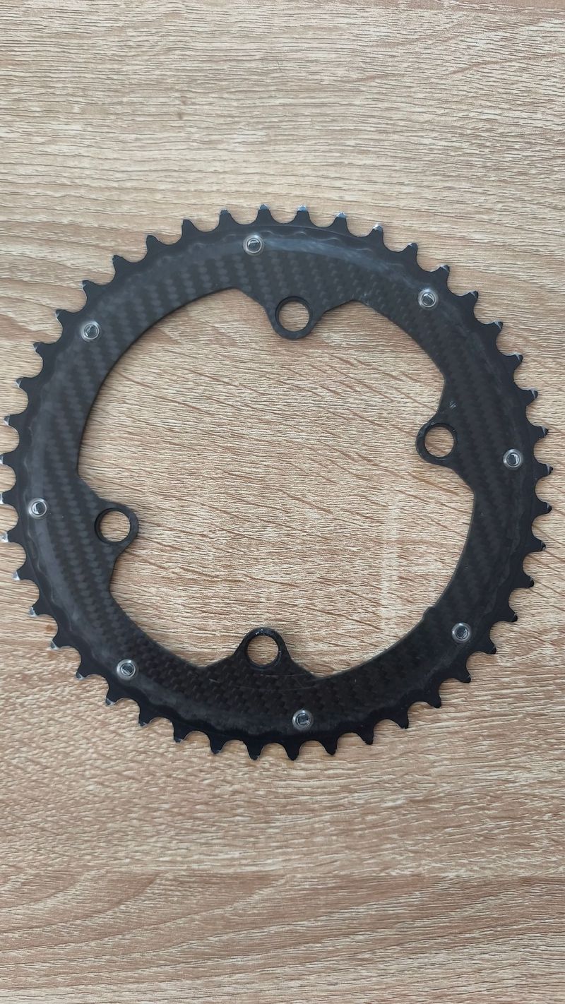 Used Carbon-Ti X-CarboRing Plateau 39T 130mm Drivetrain & Pedals