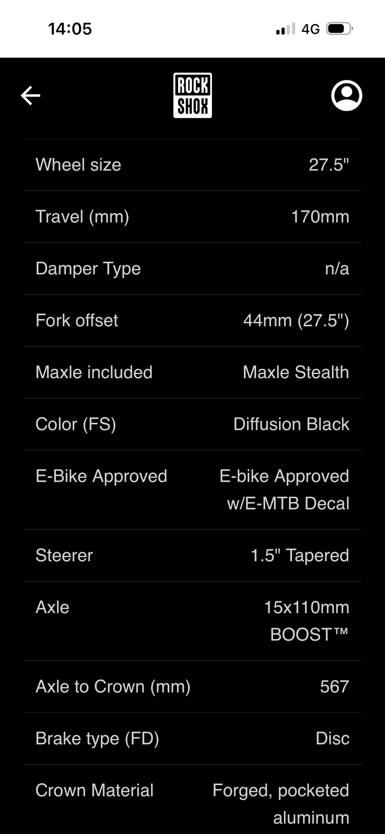 Used RockShox Domain RC Fork bike — image 3 of 6