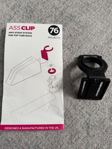 76 projects A.S.S. Clip für Top Tube Bag Cycling Accessories usato