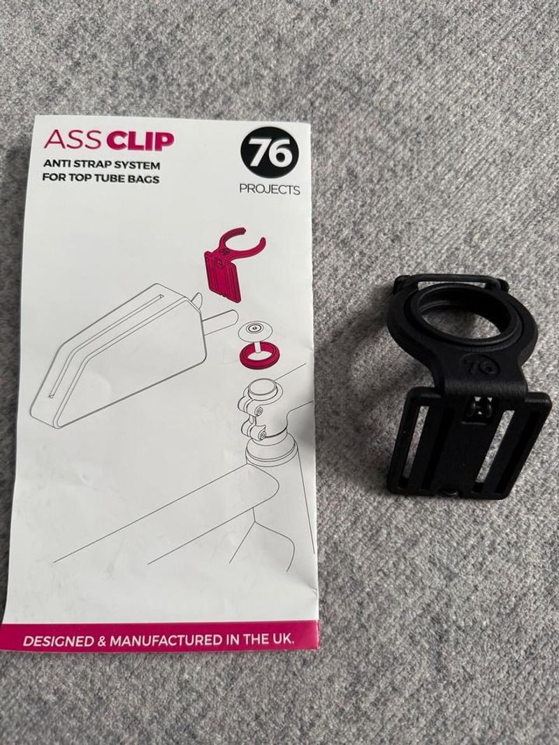 Used 76 projects A.S.S. Clip für Top Tube Bag Cycling Accessories