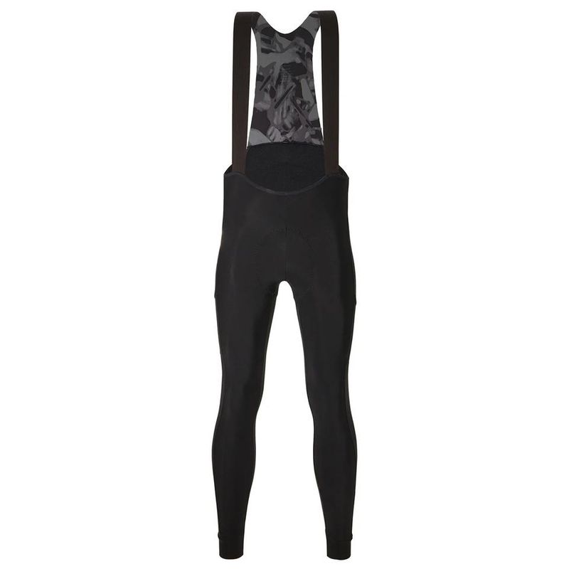 Santini Lange Trägerhose Gravel MTB Schwarz Bib Thermo XXL Cycling Clothing usato