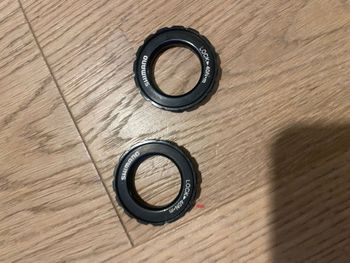 Shimano, écrous de serrage disque de frein