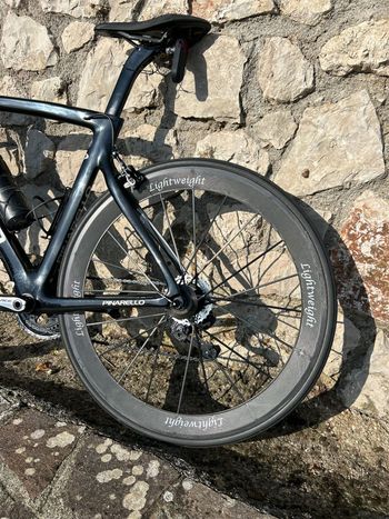 Used Lightweight Standard III T Carbon Tubular Wheelset 2018 bike — image 3 of 4