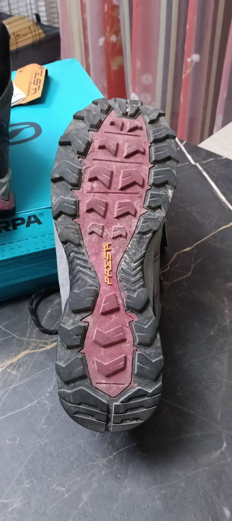 Used Scarpa Maverick Mid GTX Grey/Red bike — image 6 of 8