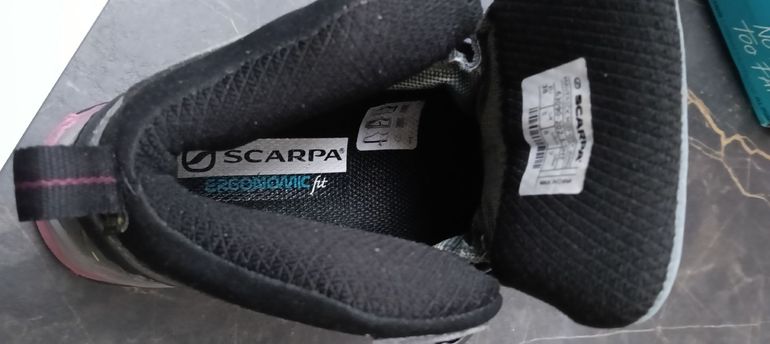 Used Scarpa Maverick Mid GTX Grey/Red bike — image 7 of 8