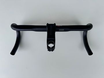 Used Specialized Expert Aluminium Shallow Bend Handlebar with 100 mm Stem 2024 Cockpit