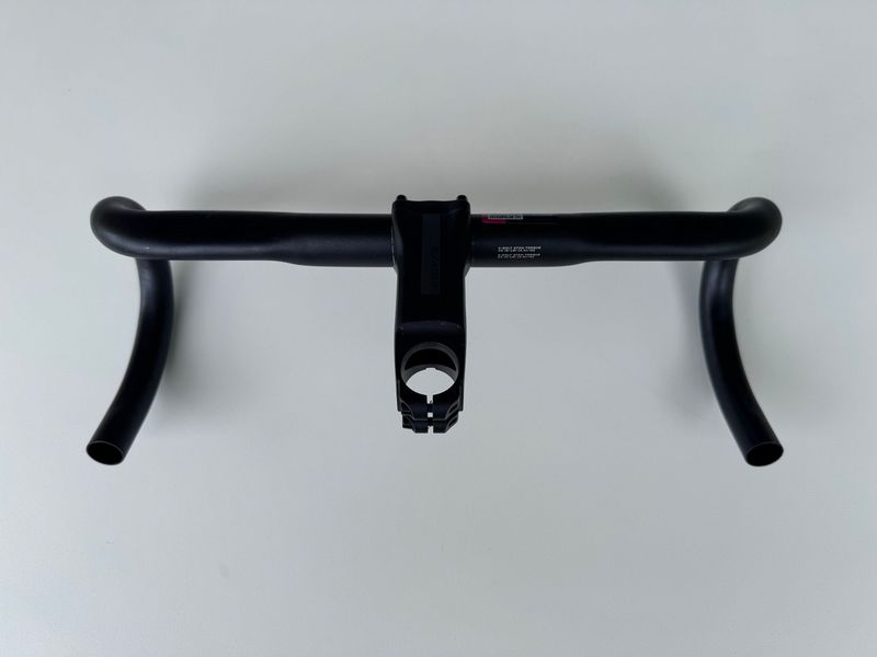 Used Specialized Expert Aluminium Shallow Bend Handlebar with 100 mm Stem 2024 Cockpit