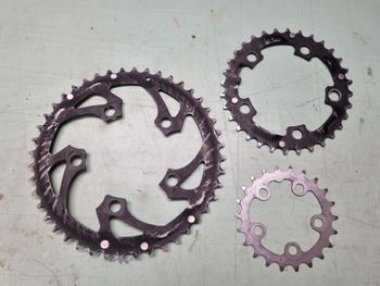 Used Fsa 44/32/22T 5-bolt Chainrings bike — image 2 of 4