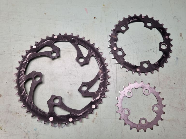Used Fsa 44/32/22T 5-bolt Chainrings bike — image 2 of 4