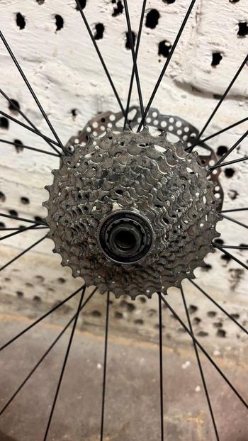 Used Shimano WH-RS171 700C Disc Laufradsatz Center Lock bike — image 3 of 4