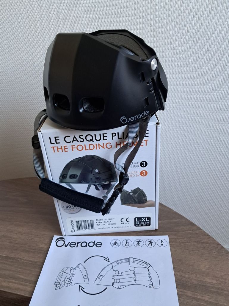 Used overade Plixi FIT Folding Helmet bike — image 2 of 6