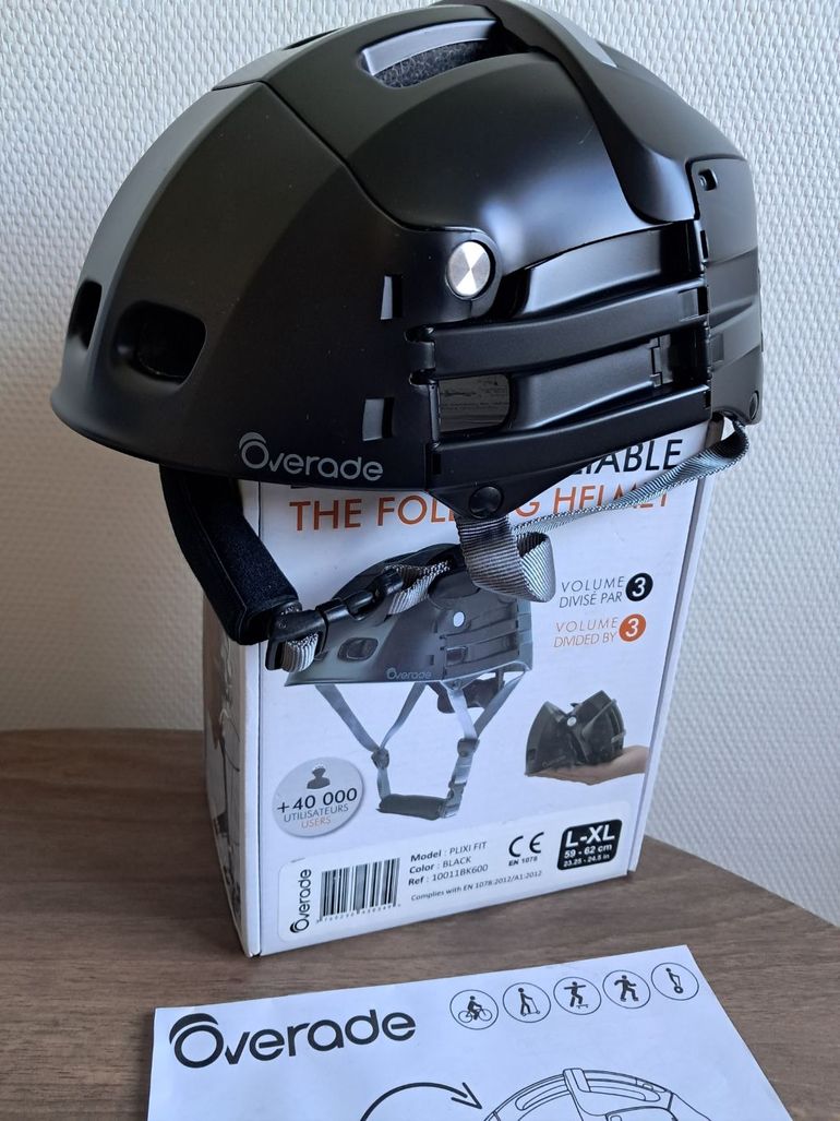 Used overade Plixi FIT Folding Helmet bike — image 1 of 6