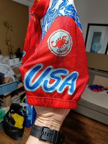 Used Castelli Vintage USA Cycling Jersey – Made in Italy 1992 bike — image 7 of 9