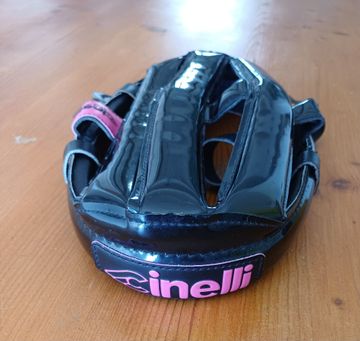 Używany Cinelli In Pelle Nero Lucido Danese Scritte Viola Cycling Accessories