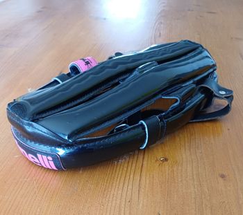 Used Cinelli In Pelle Nero Lucido Danese Scritte Viola bike — image 2 of 9
