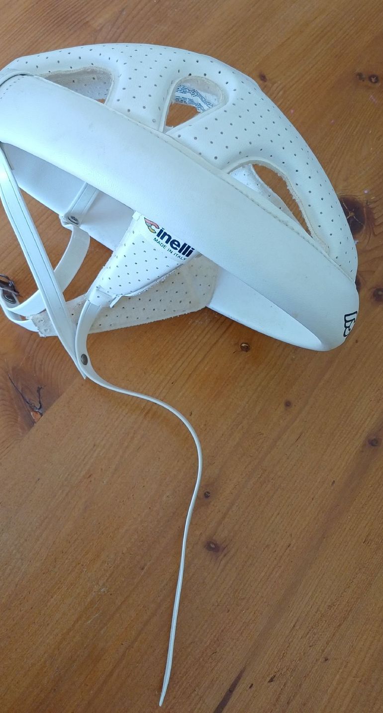 Used Cinelli Casco In Pelle Bianco Circonferenza 60 cm bike — image 5 of 8