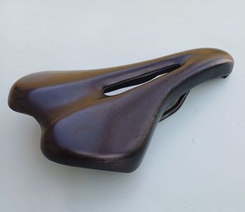 Used Selle Italia Antiprostatite In pelle Nera bici corsa bike — image 3 of 8