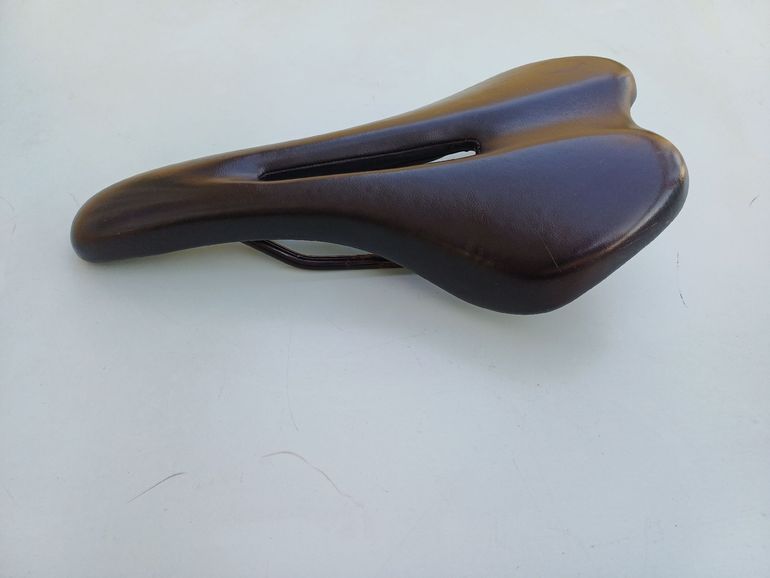 Used Selle Italia Antiprostatite In pelle Nera bici corsa bike — image 2 of 8