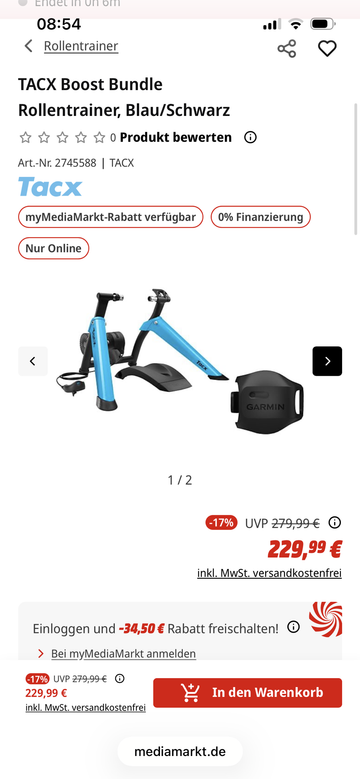 Gebrauchtes Garmin Taxc Boost Bundle 2025 bike — Bild 2 von 2