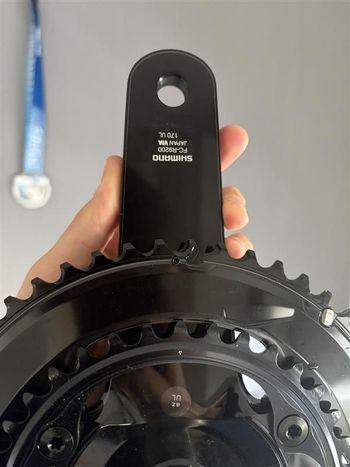 Used Shimano Dura Ace Crankset 170mm 52/36 bike — image 4 of 4