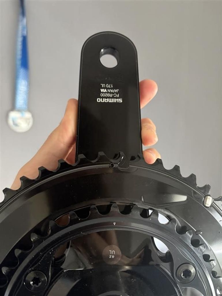 Used Shimano Dura Ace Crankset 170mm 52/36 bike — image 4 of 4
