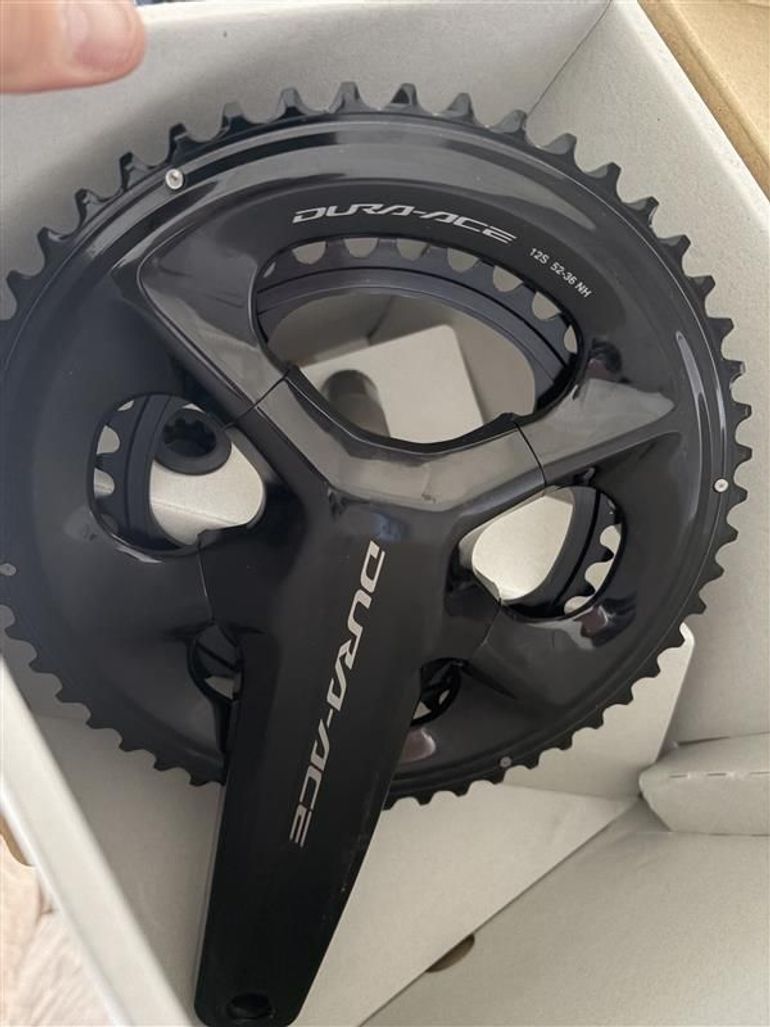 Used Shimano Dura Ace Crankset 170mm 52/36 bike — image 1 of 4
