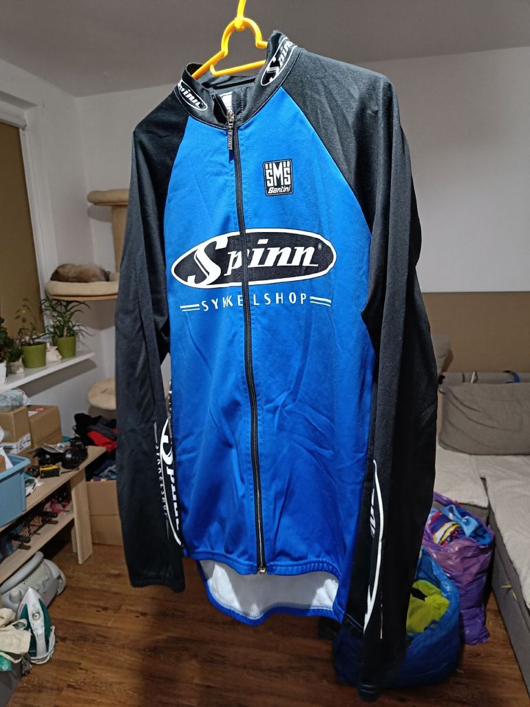 Used Santini SMS Thermal Cycling Jersey - Spinn Edition - Size XXL (IT 52) 2010 bike — image 1 of 4