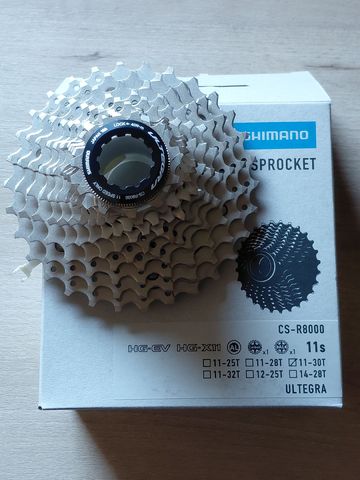Brugt Shimano Ultegra Cassette Drivetrain & Pedals