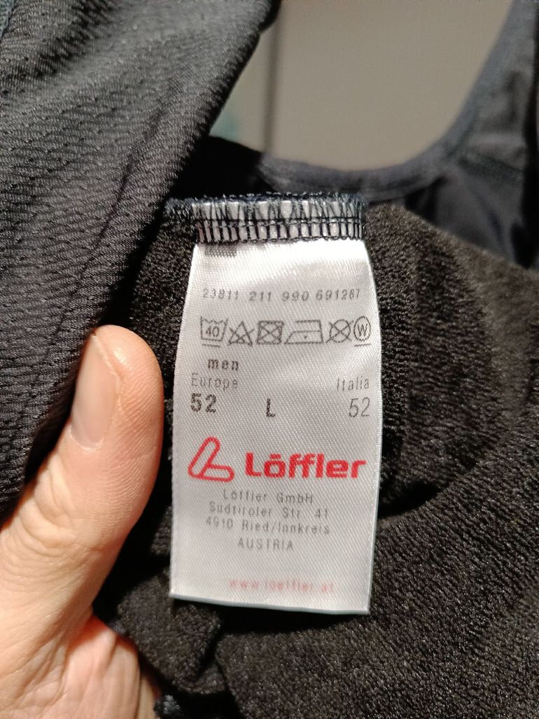Used loefler New Löffler Bib Shorts - Size L (52) - Comfort Gel Air Pad (Green) bike — image 5 of 6