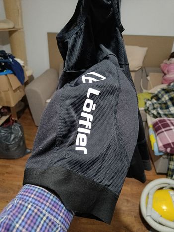 Used loefler New Löffler Bib Shorts - Size L (52) - Comfort Gel Air Pad (Green) bike — image 3 of 6