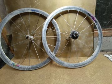 Tweedehands Campagnolo Shamal 2° Génération 8 Vitesses Boyaux Wheels