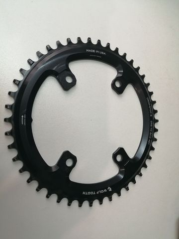 Brugt Wolf Tooth GRX 1x 46T Chain Ring Drivetrain & Pedals