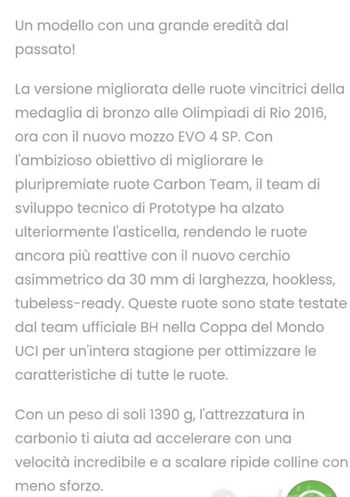 Used PROTOTYPE CARBON TEAM SP 29 Ruote 2025 bike — image 6 of 6