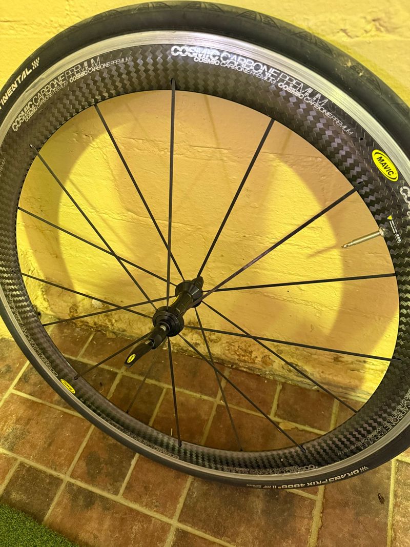 Used Mavic Cosmic Carbone Premium Wheelset 2014 Wheels