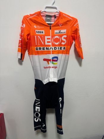 Gobik, Team Ineos roadsuit size M black bibshorts