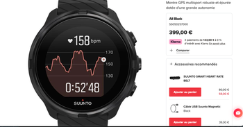 Suunto, 9 All Black GPS Watch