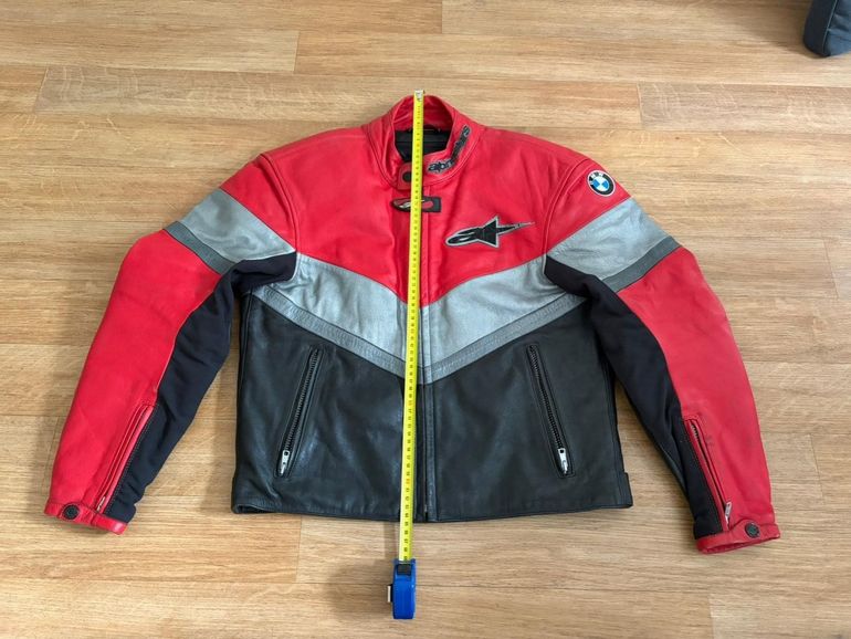 Used Alpinestars x BMW Motorrad Lederjacke Gr. 50 Rot/Schwarz/Silber bike — image 5 of 13