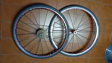 Mavic Ksyrium R SYS Red Hubs Wheels usato