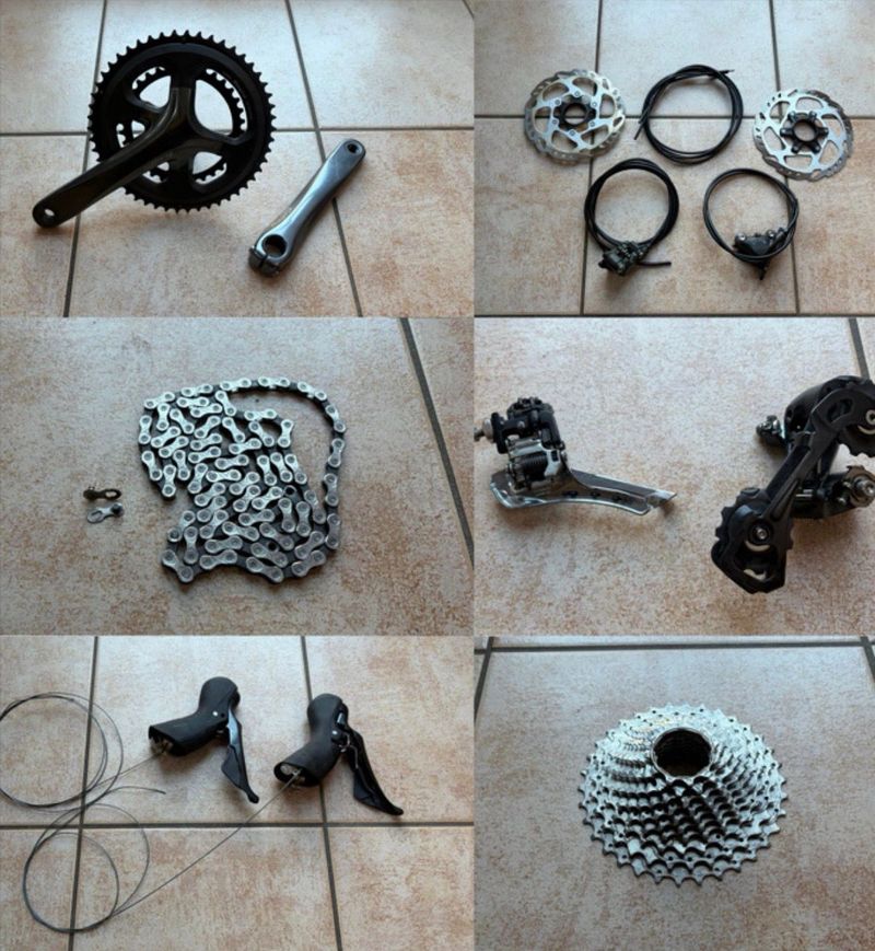 Used Shimano Tiagra 2x10 Komplettgruppe Groupset