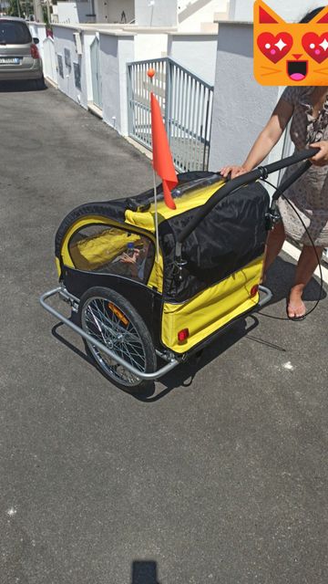 Tweedehands A2B Bicycle Trailer for Kids Cycling Accessories