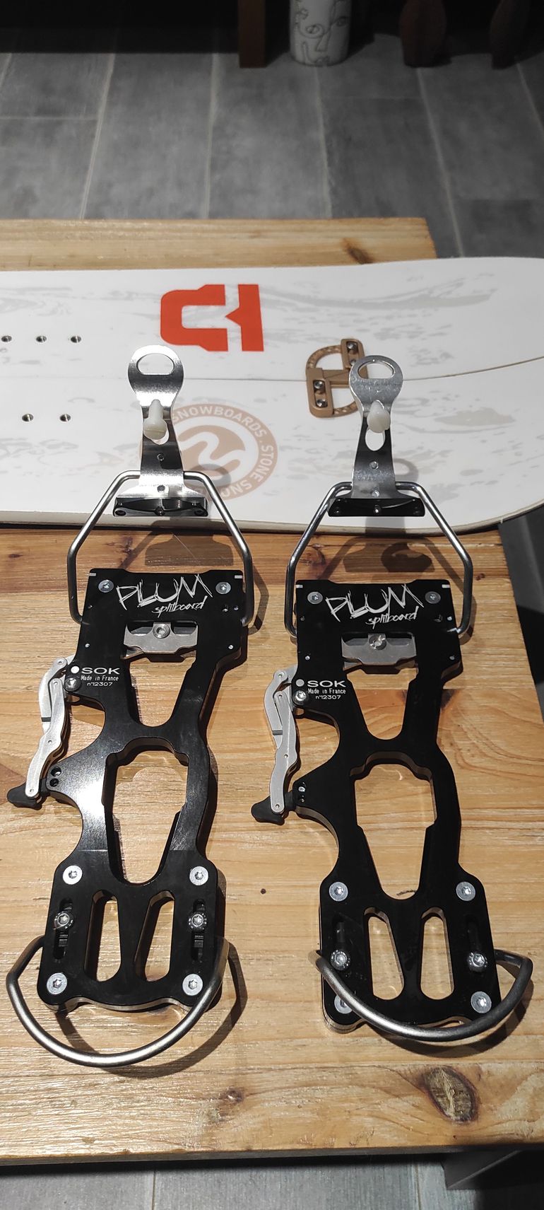 Used Stone Snowboard White Splitboard 153cm 2023 bike — image 5 of 10