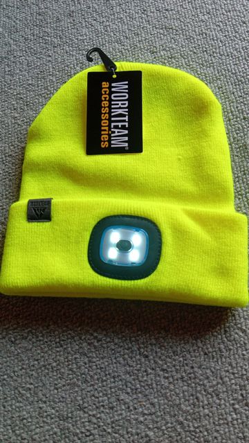 Brugt workteam cappello invernale con luce bike — billede 1 af 2