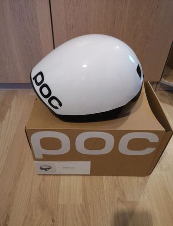 Used POC Procen Air White Size S 50-56cm 2026 bike — image 3 of 7